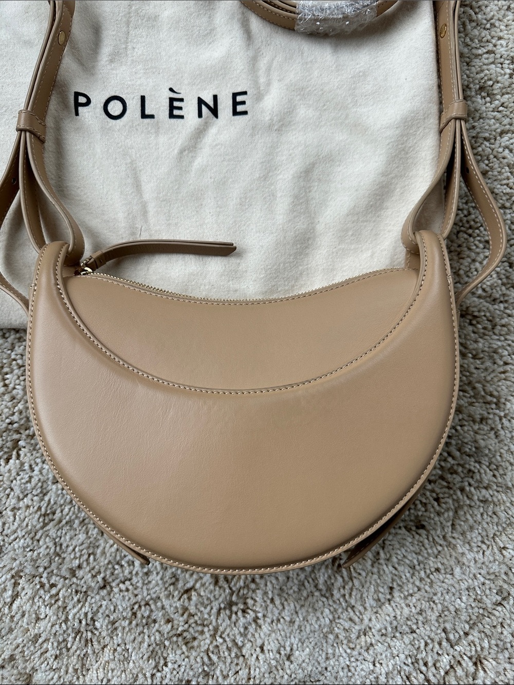 Polène Numéro Dix smooth leather - Picture 4 of 8